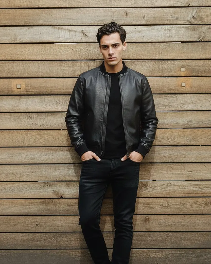 Men's Black Autumn Jacket: 19 Ideas for Every Day 10 fineystjackets 1768104010