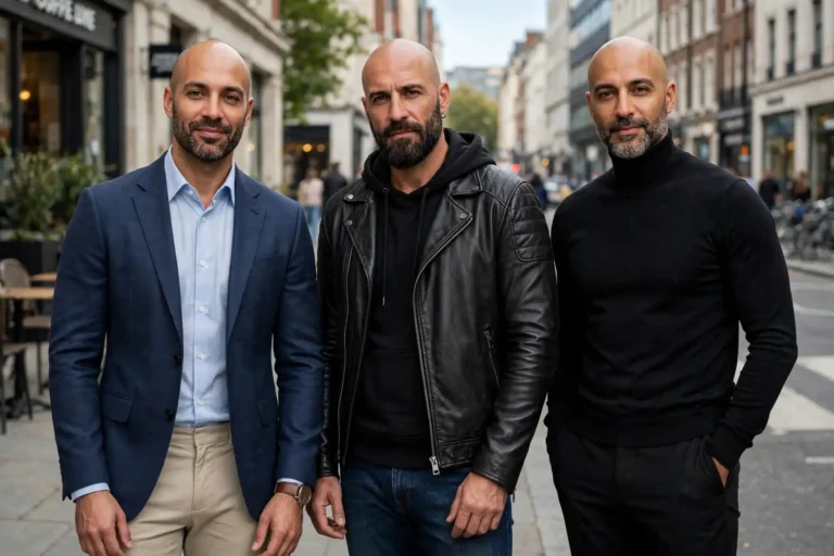 Bald Men Clothing Style