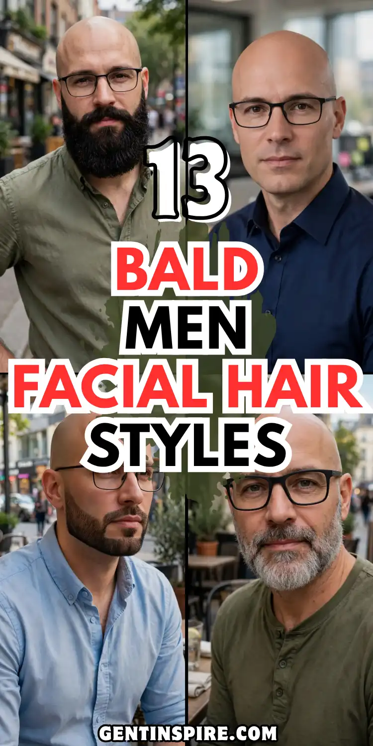 13 Bald Men Facial Hair Styles for a Sharp Appearance 1 Bald Men Facial Hair Styles
