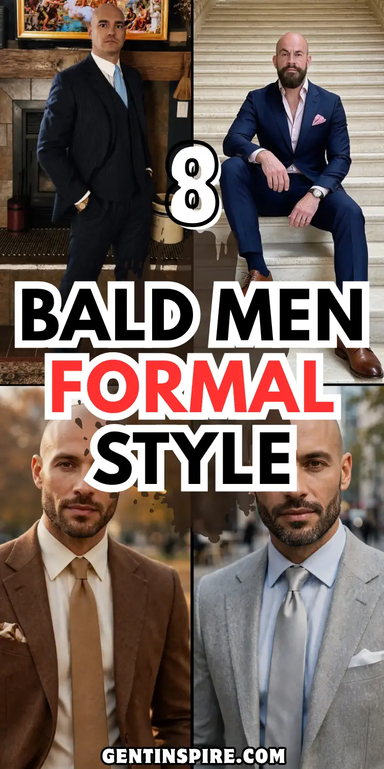 8 Bald Men Formal Style Ideas for a Polished Look 1 Bald Men Formal Style