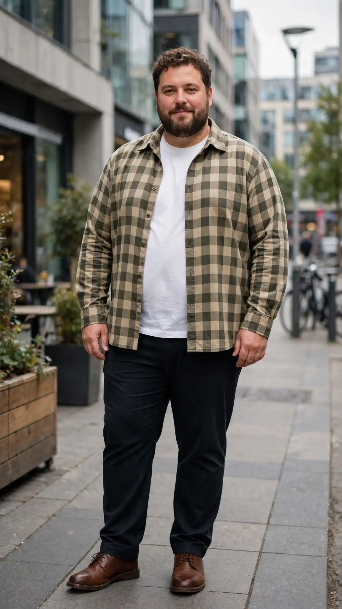 Can Plus Size Men Wear Plaid and Checks