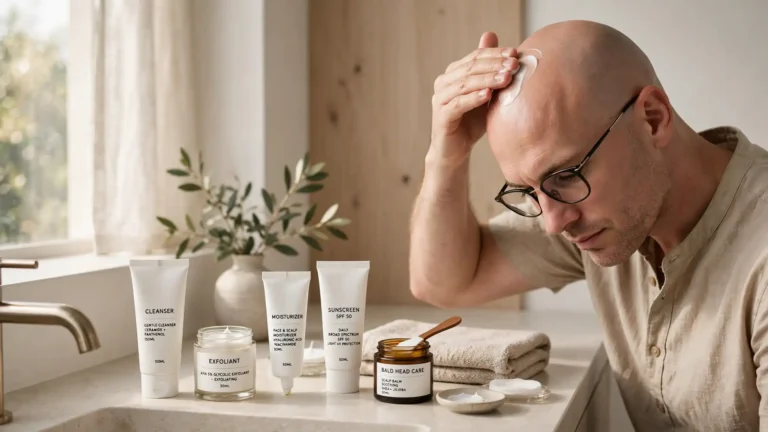 Skincare Routine for Bald Men