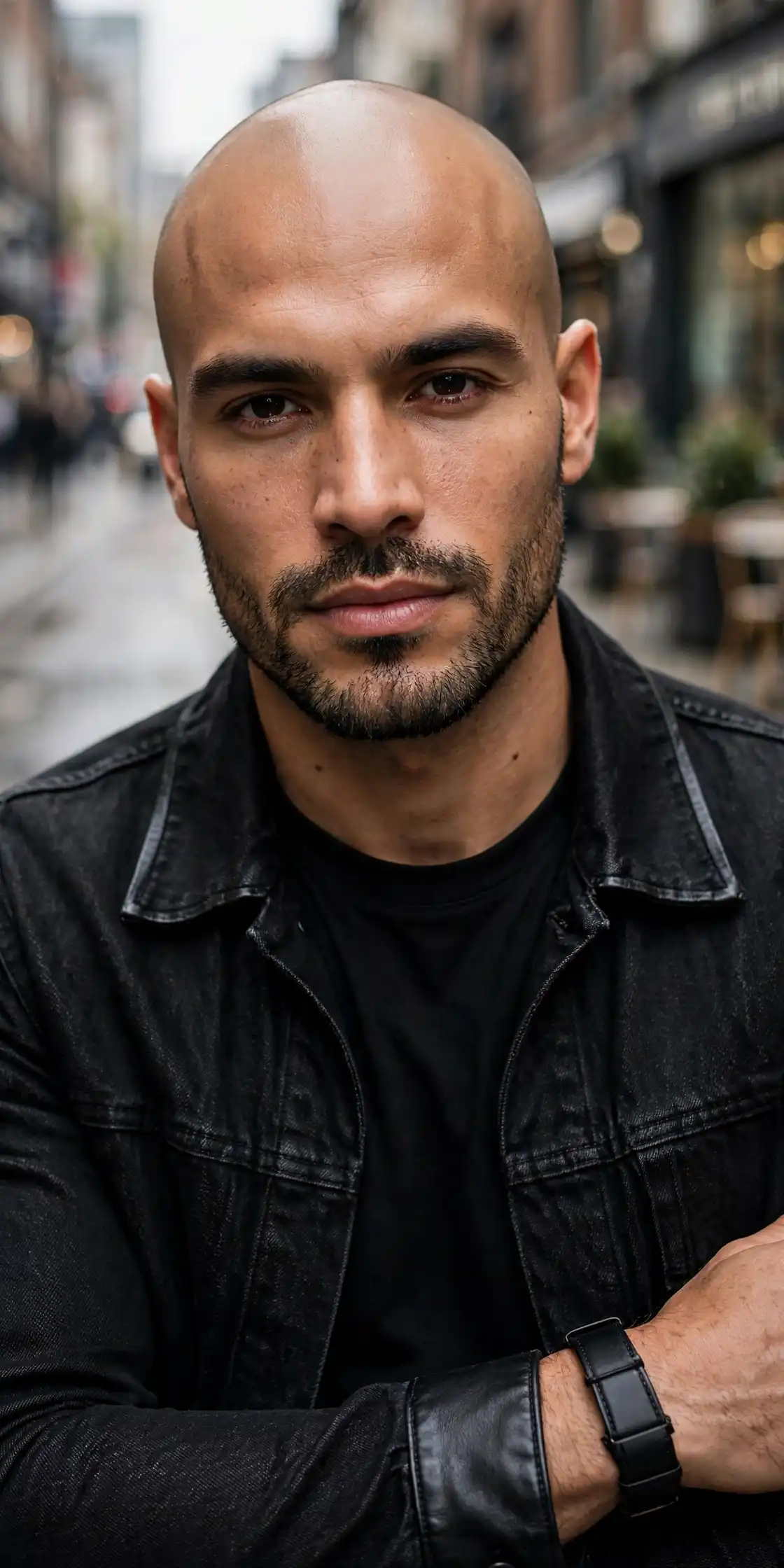 Bald Men Clothing Styles That Look Great 6 The All-Black Everything