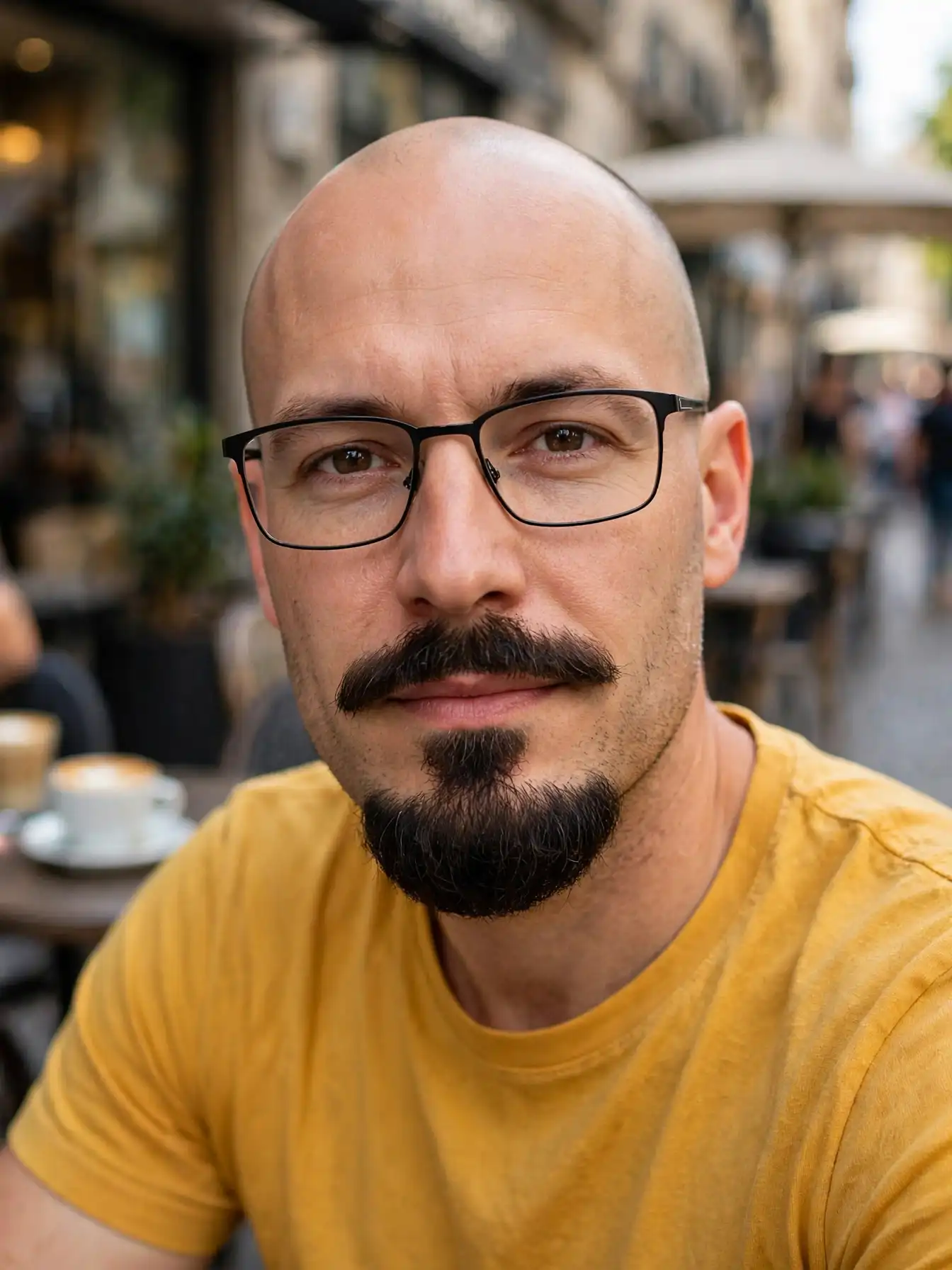 13 Bald Men Facial Hair Styles for a Sharp Appearance 11 The Balbo Beard
