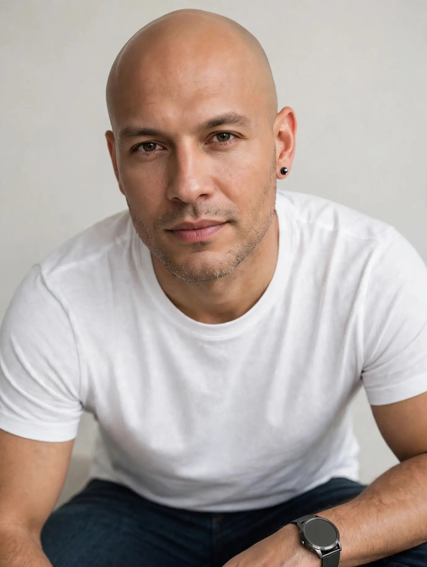 Bald Men Earrings: 8 Styles for a Bold Modern Look 2 The Black Stud