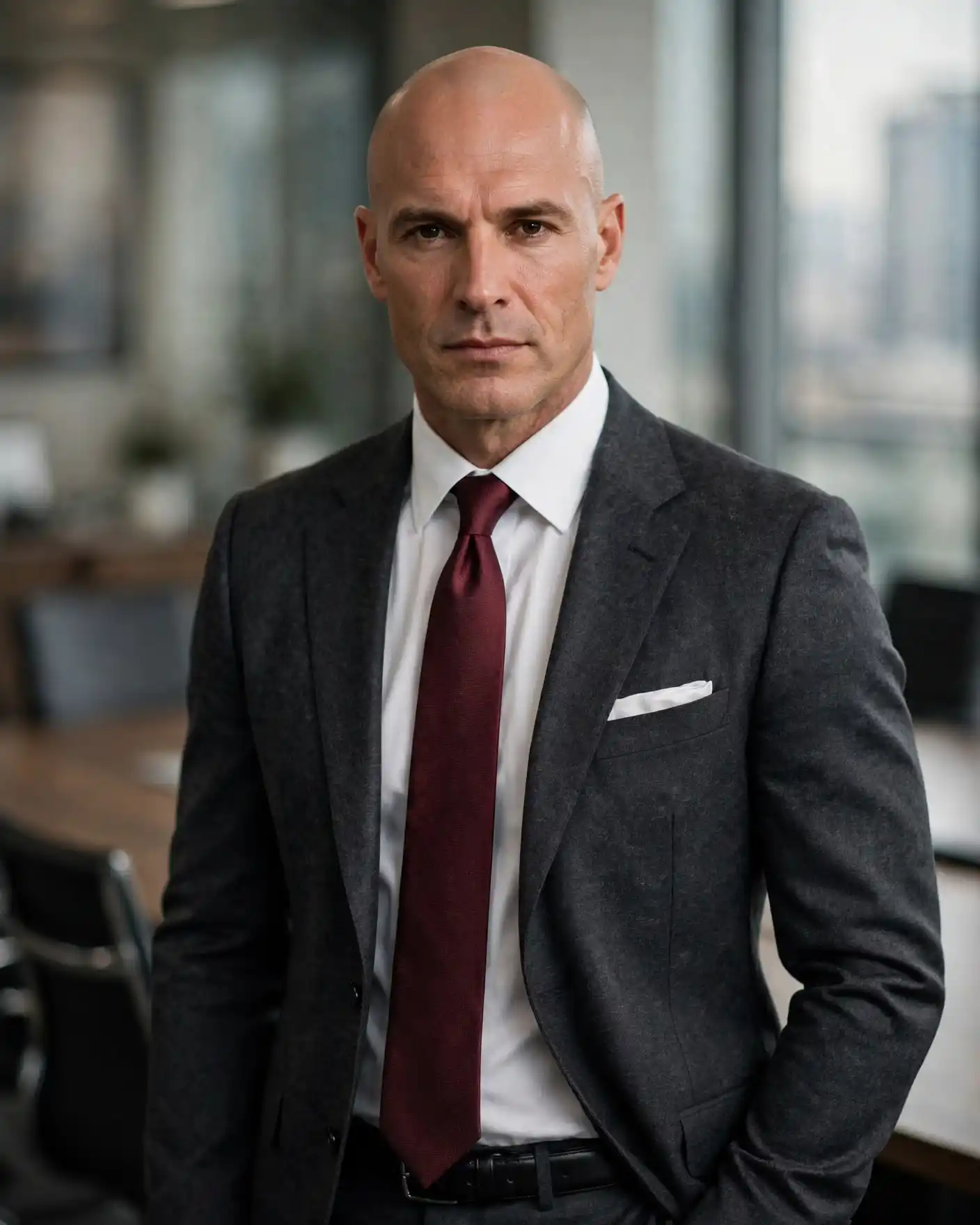 The Charcoal Power Suit
