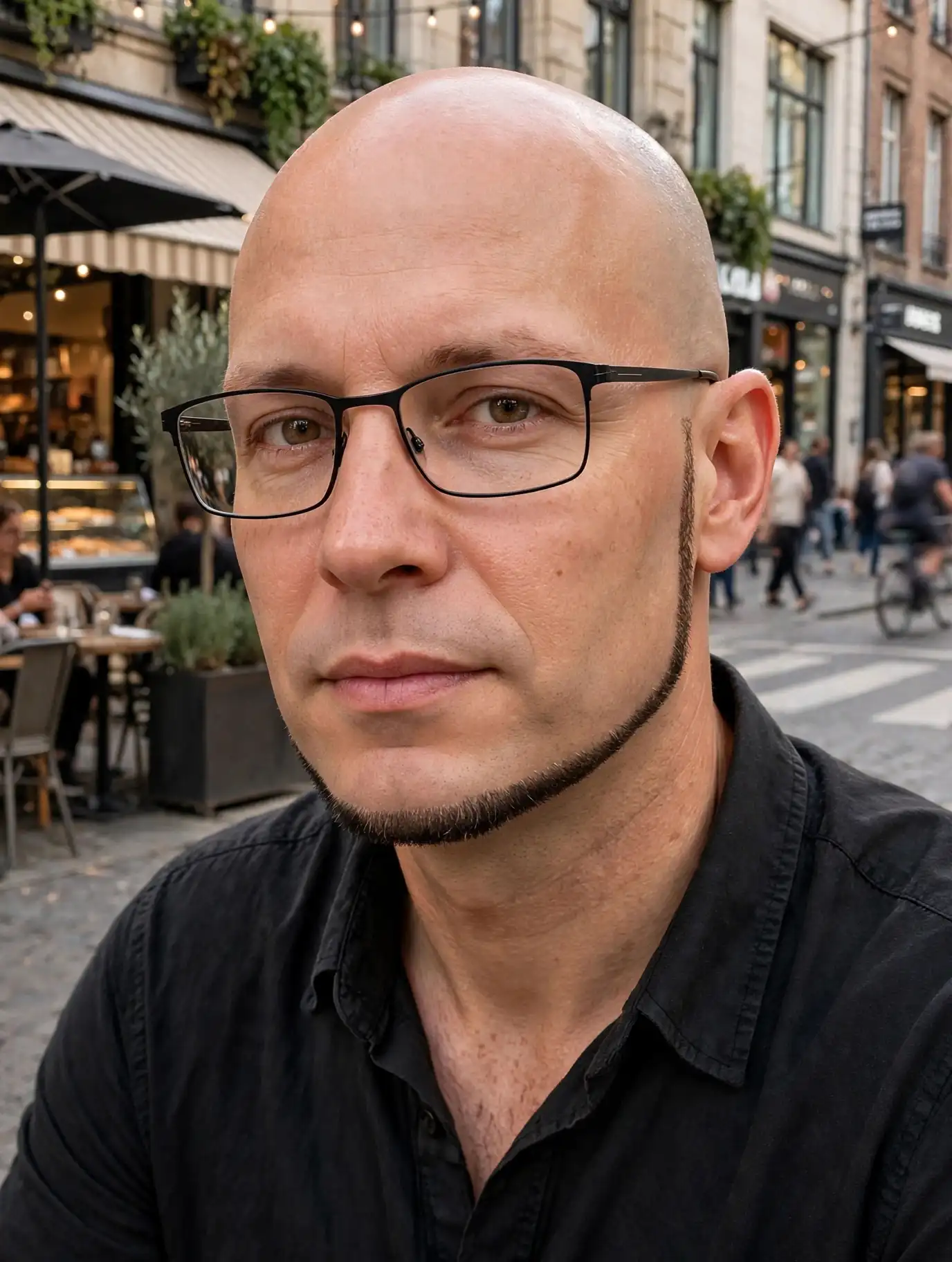 13 Bald Men Facial Hair Styles for a Sharp Appearance 9 The Chin Strap
