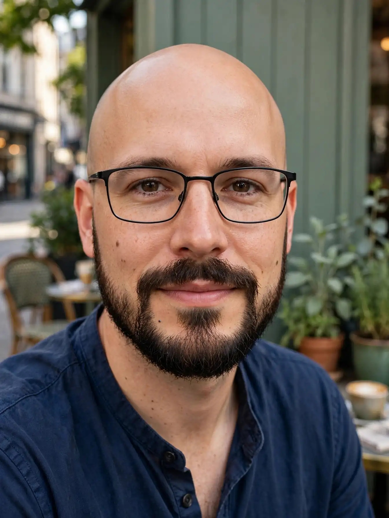 13 Bald Men Facial Hair Styles for a Sharp Appearance 8 The Circle Beard