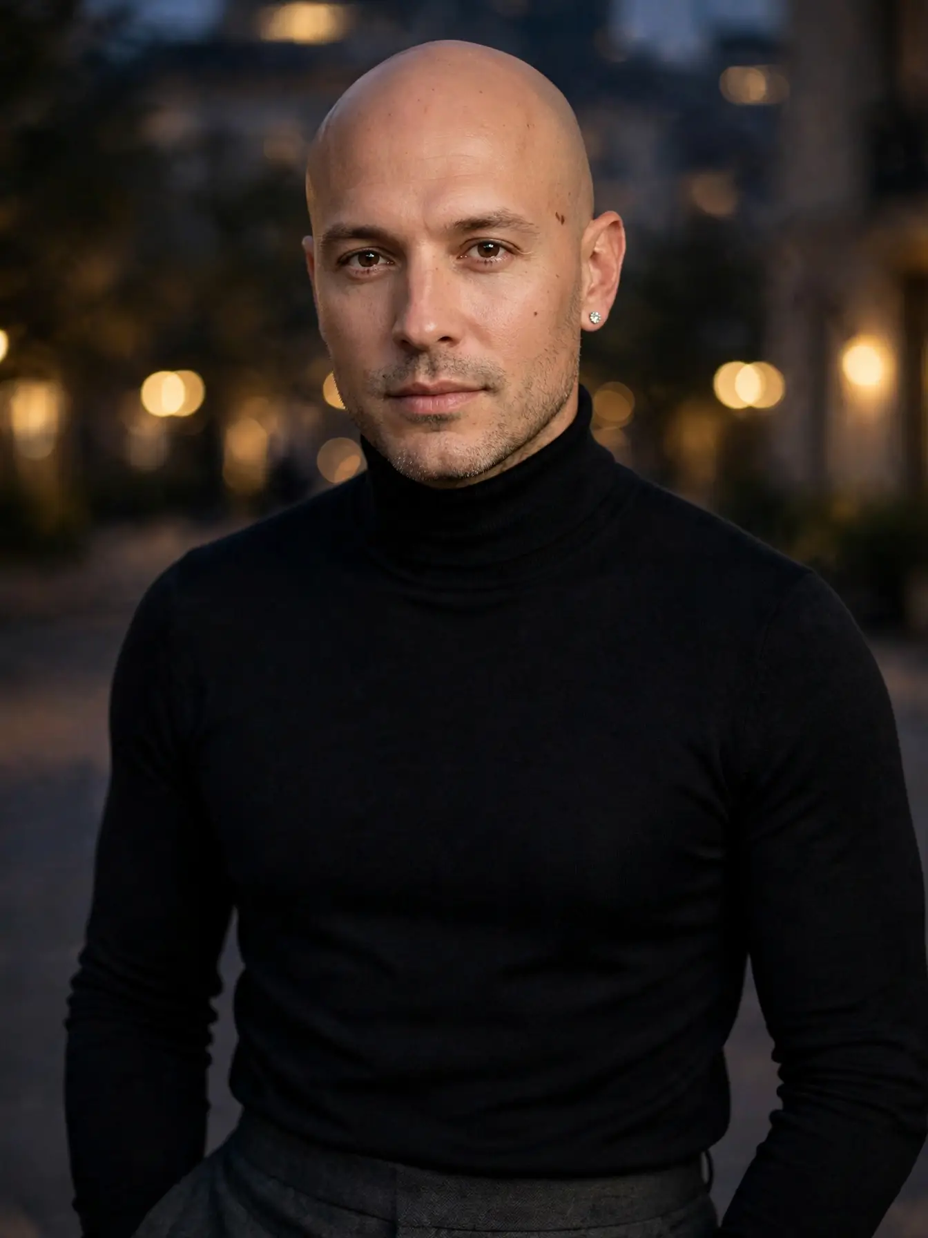 Bald Men Earrings: 8 Styles for a Bold Modern Look 4 The Diamond or CZ Stud