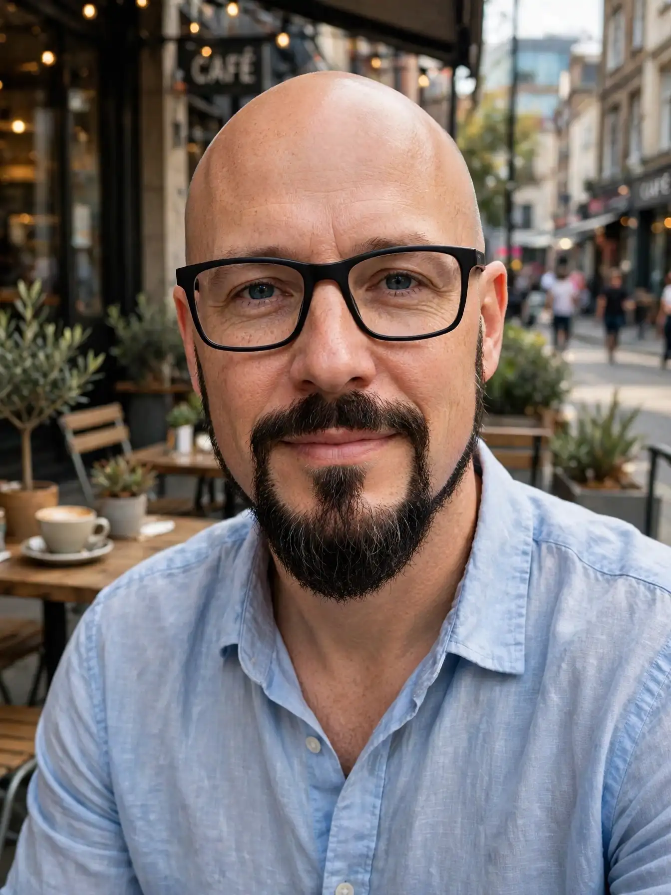 13 Bald Men Facial Hair Styles for a Sharp Appearance 12 The Extended Goatee