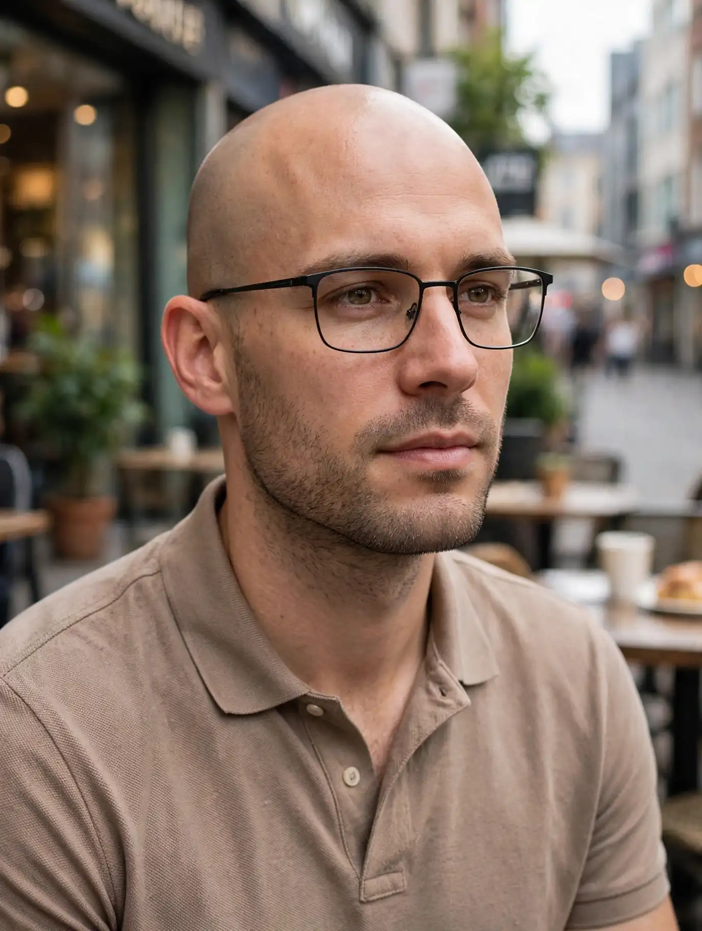 13 Bald Men Facial Hair Styles for a Sharp Appearance 4 The Stubble
