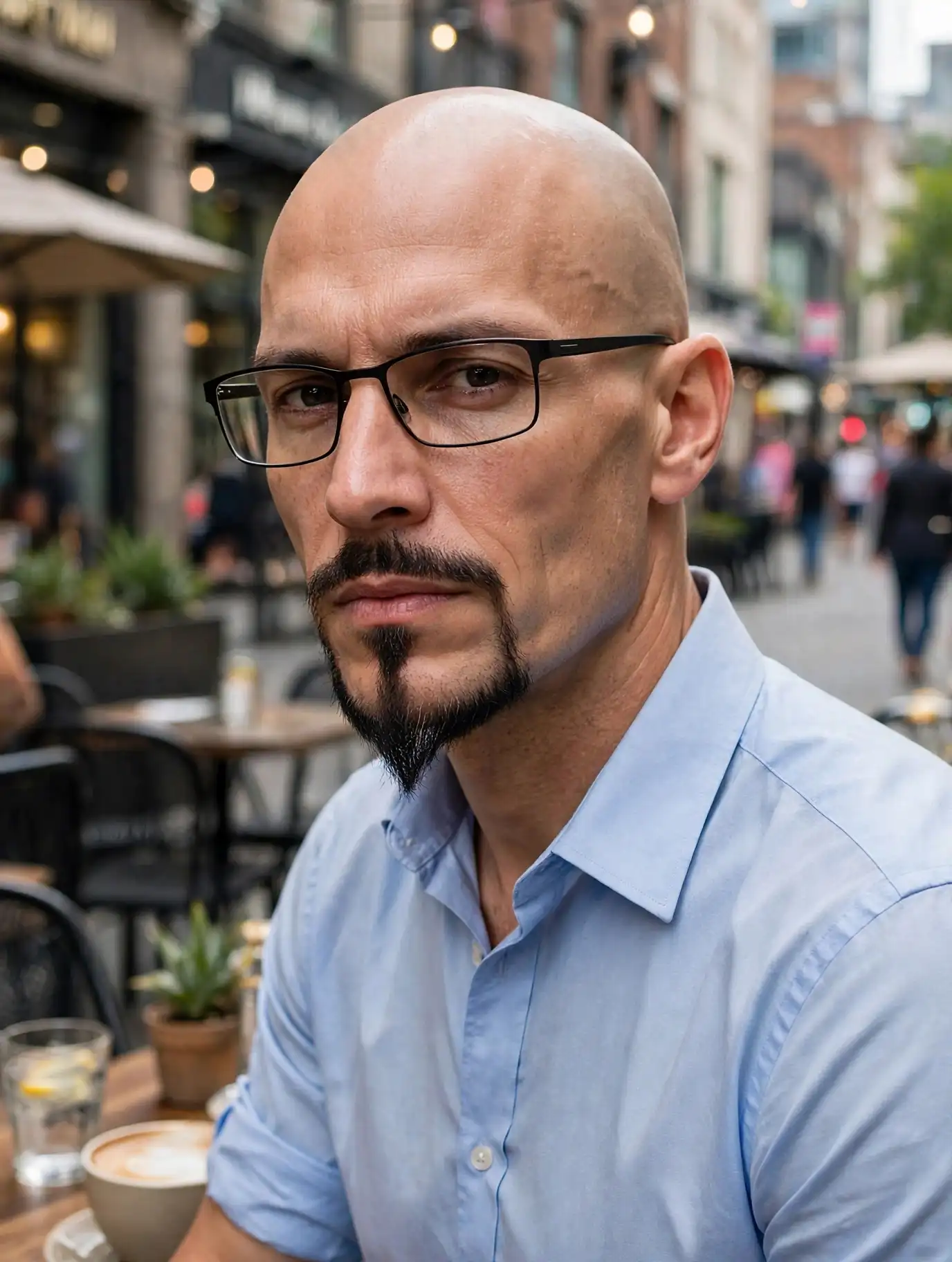 13 Bald Men Facial Hair Styles for a Sharp Appearance 6 The Van Dyke