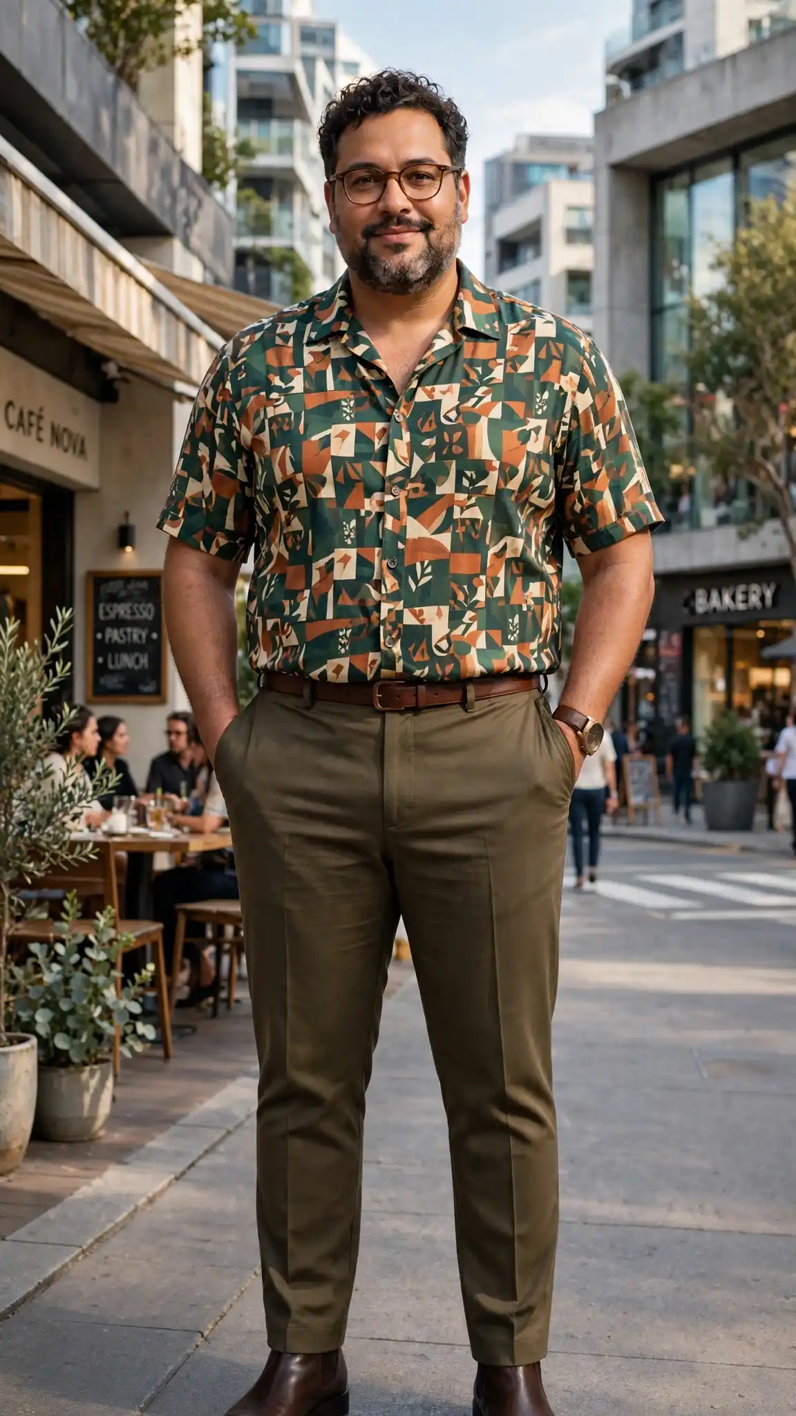 Why Patterns Work for Plus Size Men