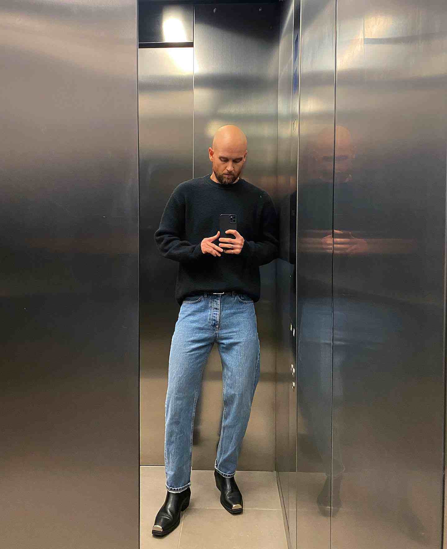 Bald Men Casual Style: 18 Ideas Real Guys Are Actually Wearing 3 danielpthompson 1699178583