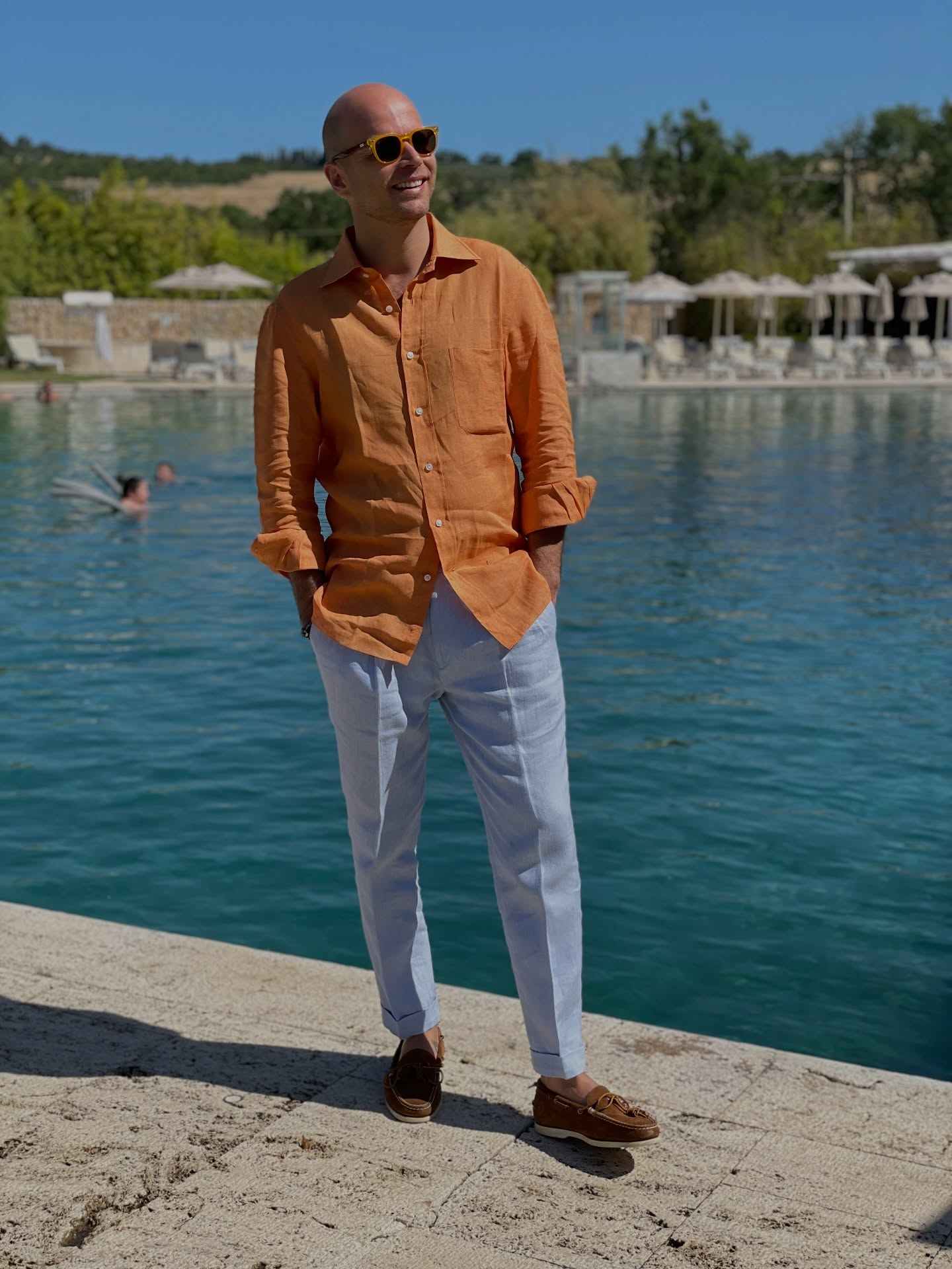 Bald Men Casual Style: 18 Ideas Real Guys Are Actually Wearing 6 luca rubinacci 1785687263