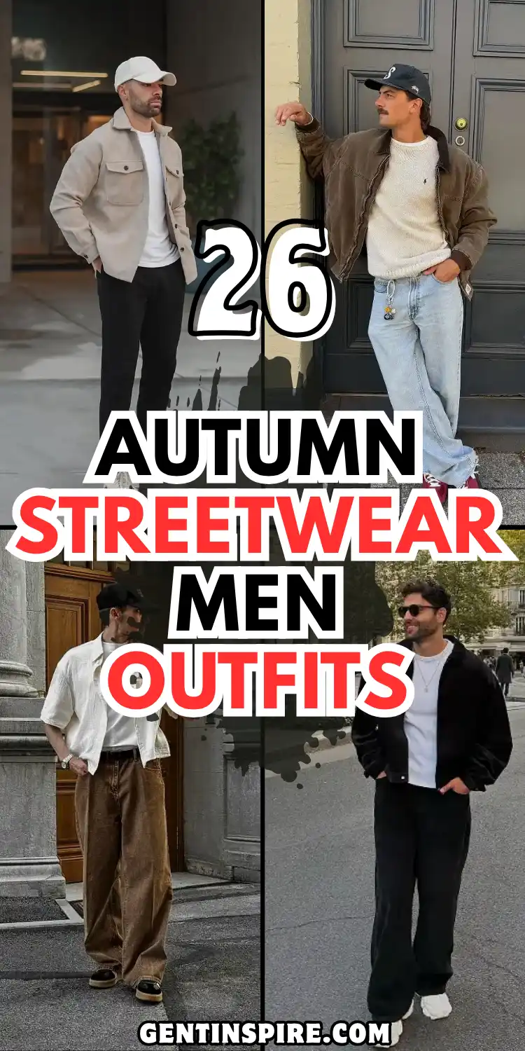 Autumn Streetwear Men Outfits