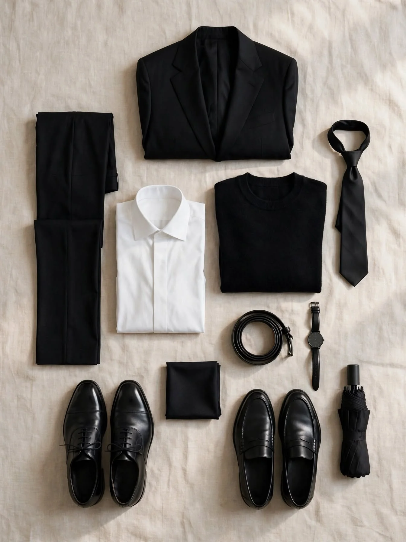 Capsule Wardrobe for Unexpected Funerals