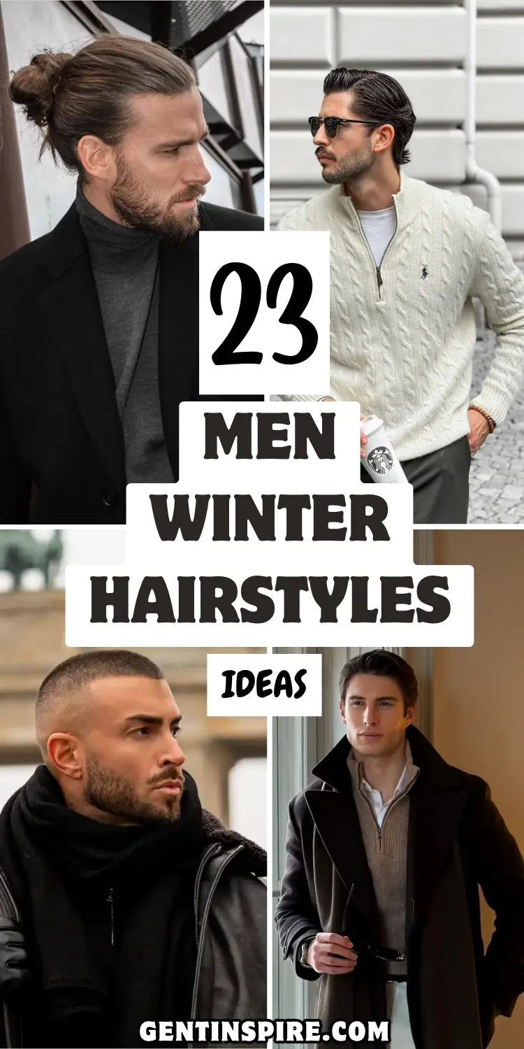 23 Men Winter Hairstyles That Actually Survive Hats, Wind, and Cold Mornings 1 Men Winter Hairstyles