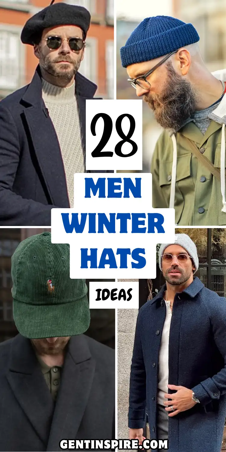 28 Men Winter Hats for Every Kind of Cold Weather Outfit 1 Men Winter Hats