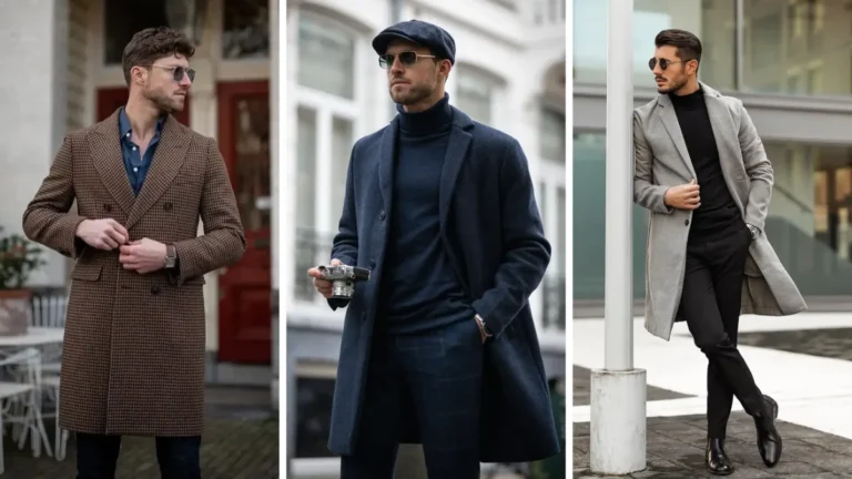 Men Winter Long Coat Outfits