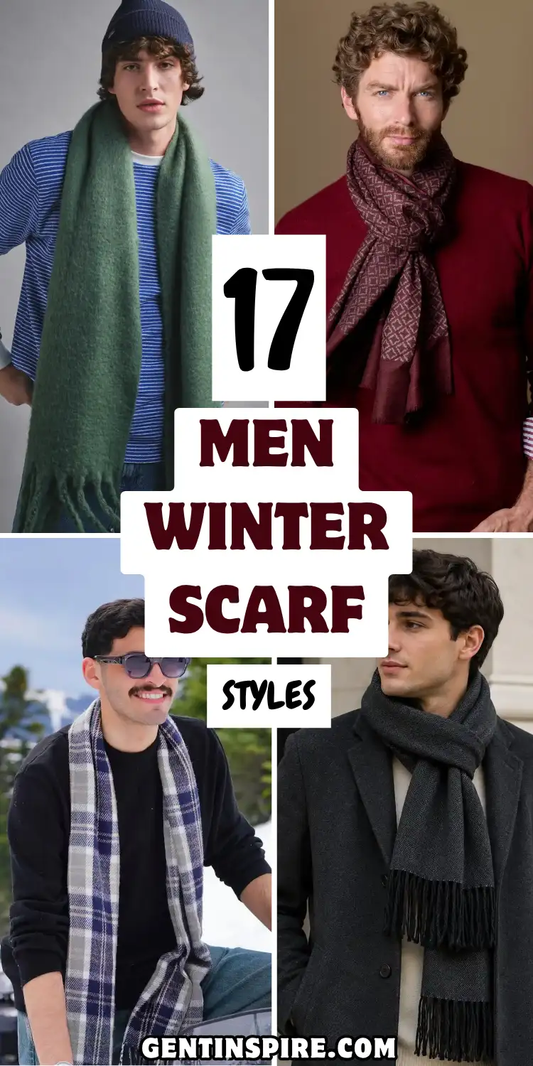 17 Men Winter Scarf Styles That Make Winter Dressing Better 1 Men Winter Scarf