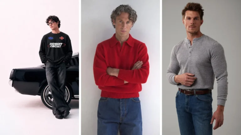 Men Winter T Shirt Looks