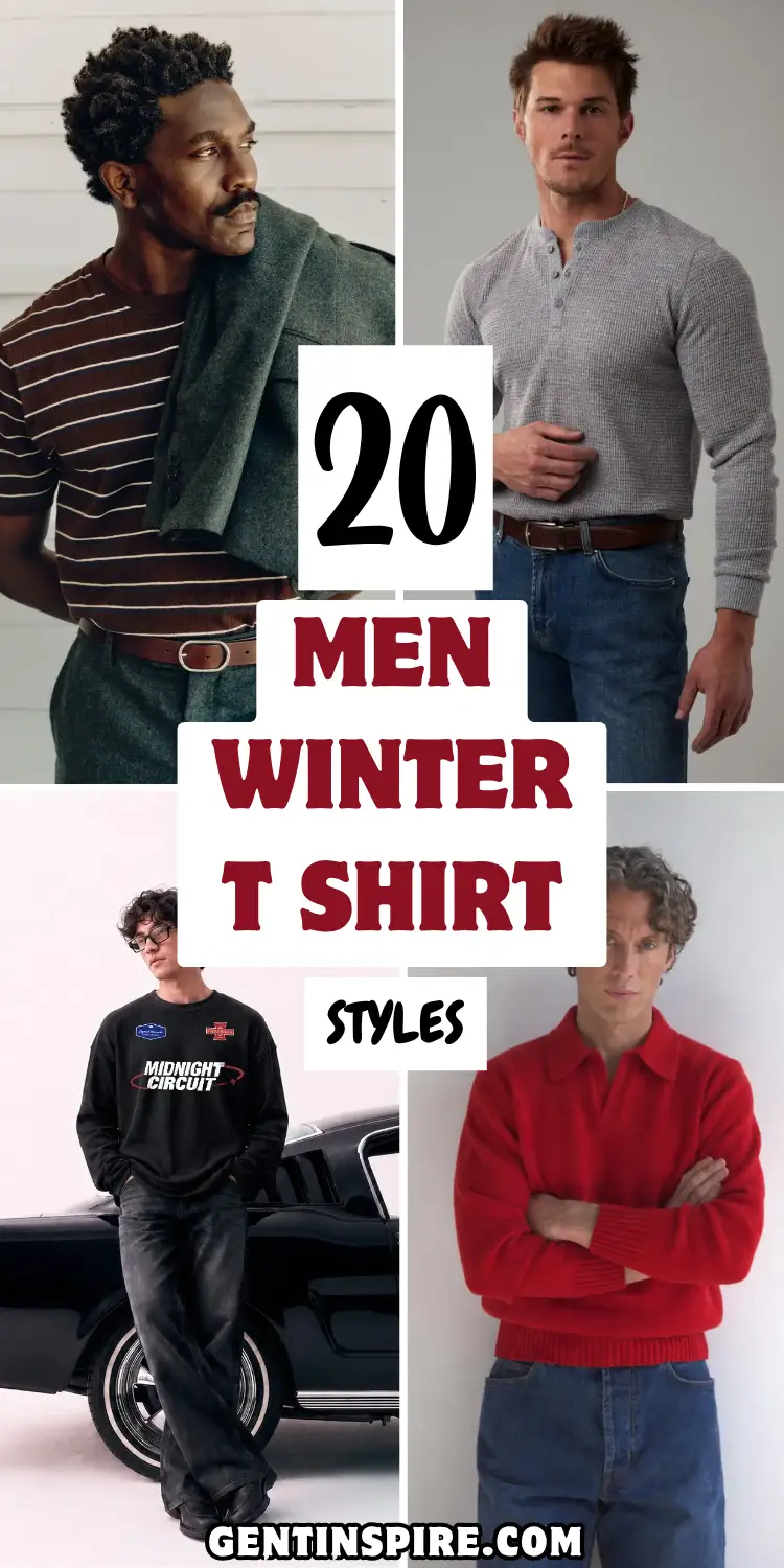 Men Winter T Shirt
