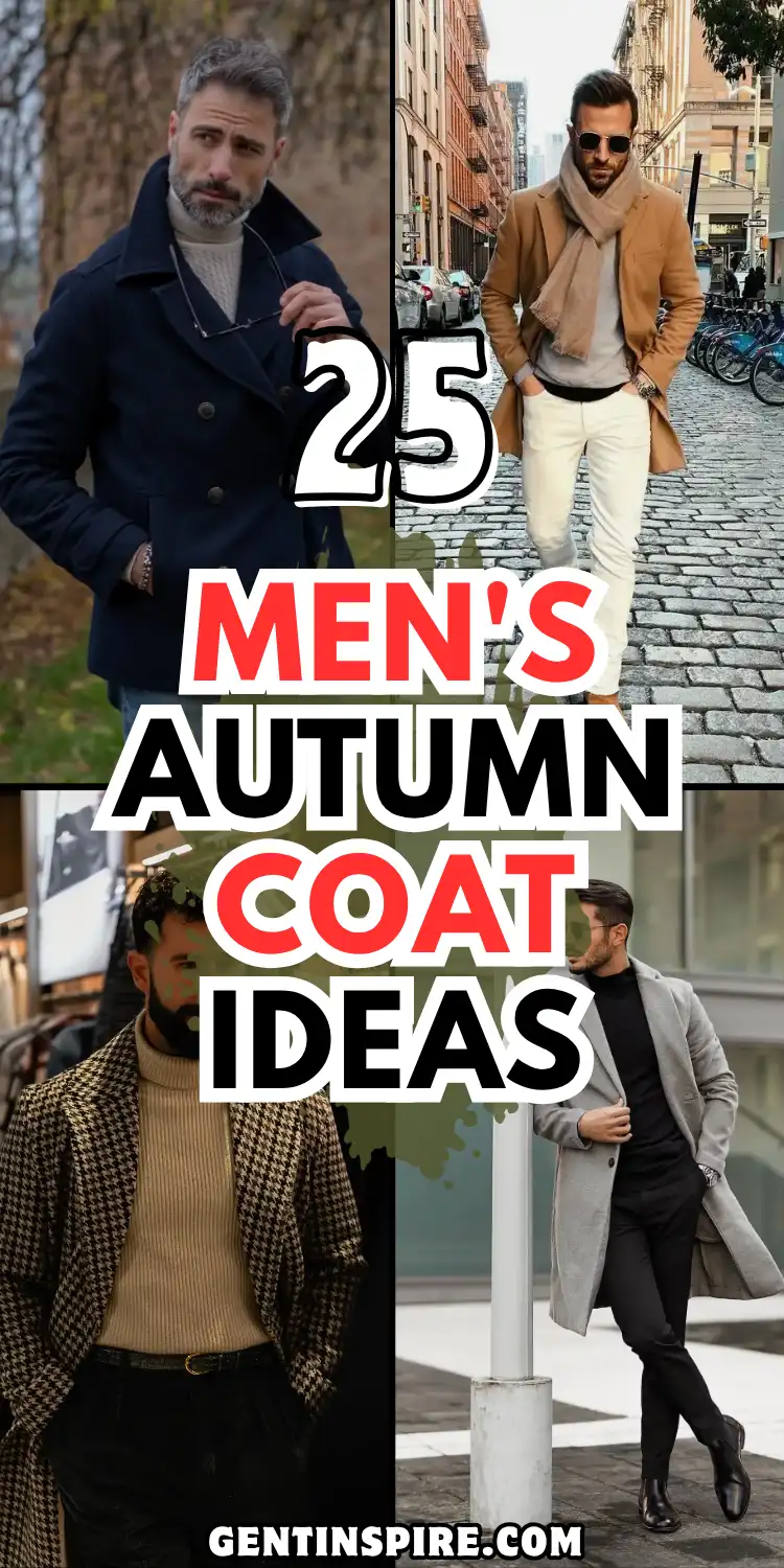 Men's Autumn Coat: 25 Looks That Actually Work in Real Weather 1 Mens Autumn Coat