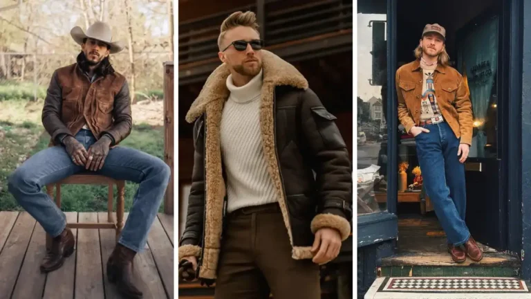 Mens Autumn Vintage Buckskin Jackets Ideas