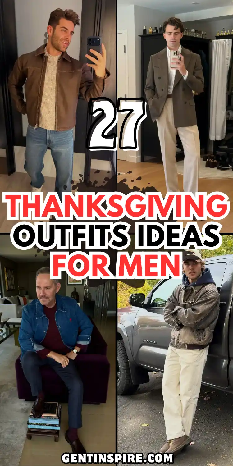 27 Thanksgiving Outfits Ideas For Men Who Want to Look Put Together, Not Overdressed 1 Thanksgiving Outfits Ideas