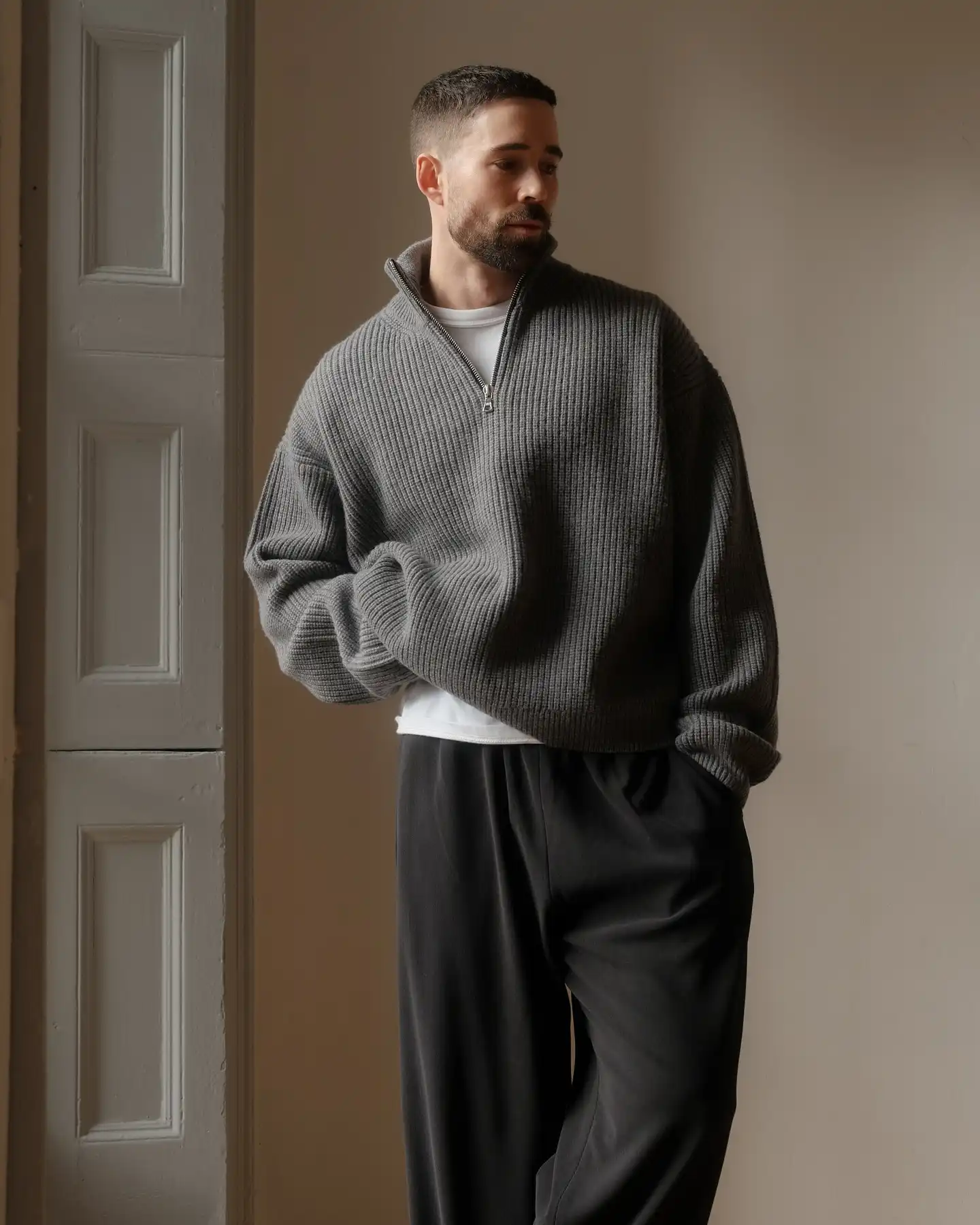 30 Men's Winter Sweater Styles Worth Copying This Season 23 danielsimmons.co 1729338399