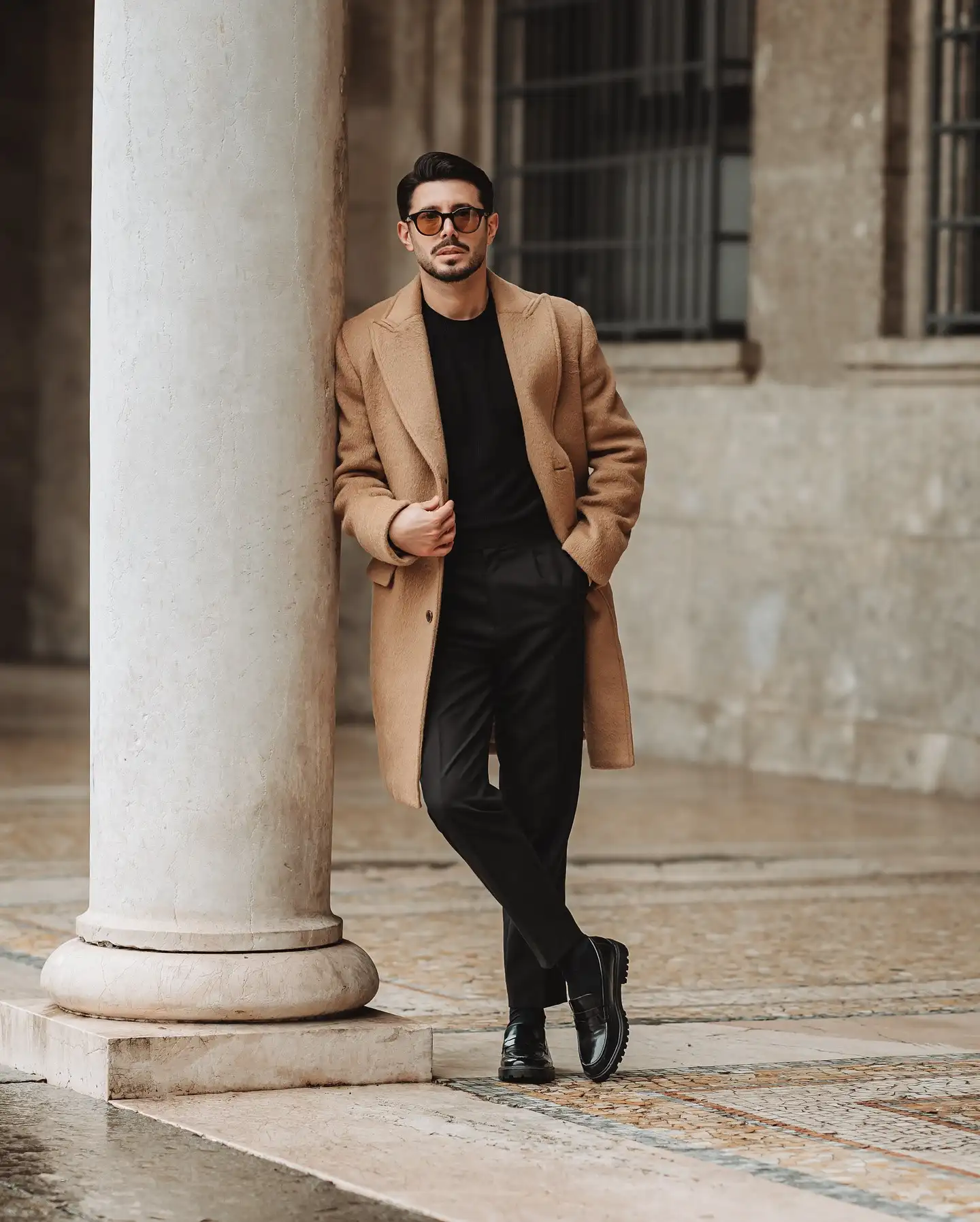 16 Men Winter Long Coat Outfits Worth Copying This Season 10 novamen 1740067584