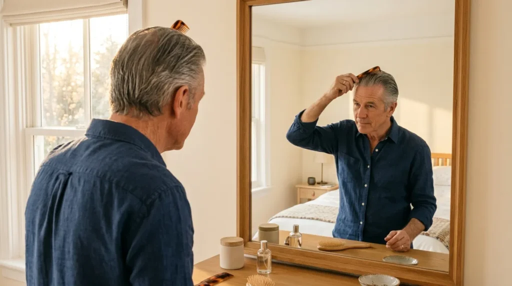 Men Who Stay Respected into Their 80s Quietly Do These 10 Things Every Day 3 Comb your hair into a clean, simple shape