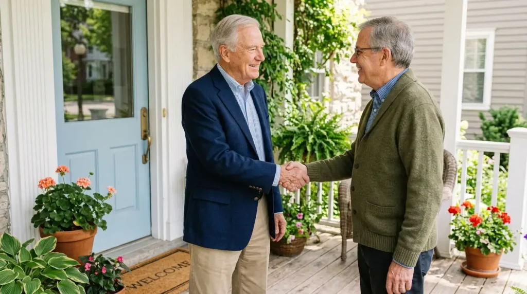 Men Who Stay Respected into Their 80s Quietly Do These 10 Things Every Day 8 Greet three people by name