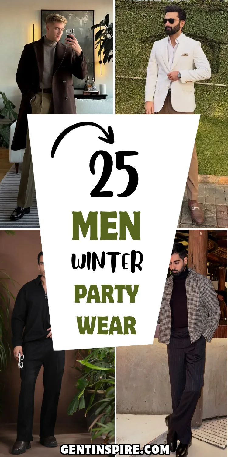 Men Winter Party Wear
