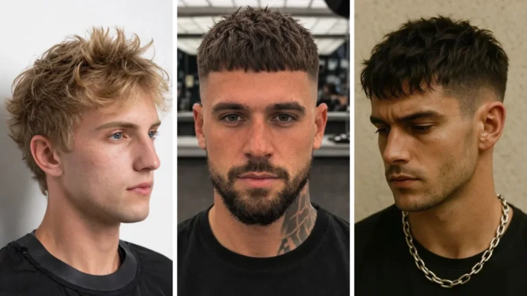 Messy Textured Crop Men Styles