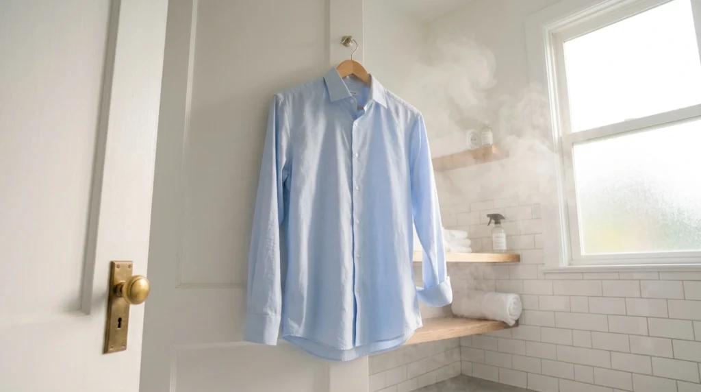 Men Who Stay Respected into Their 80s Quietly Do These 10 Things Every Day 5 Steam the wrinkles out of your shirt