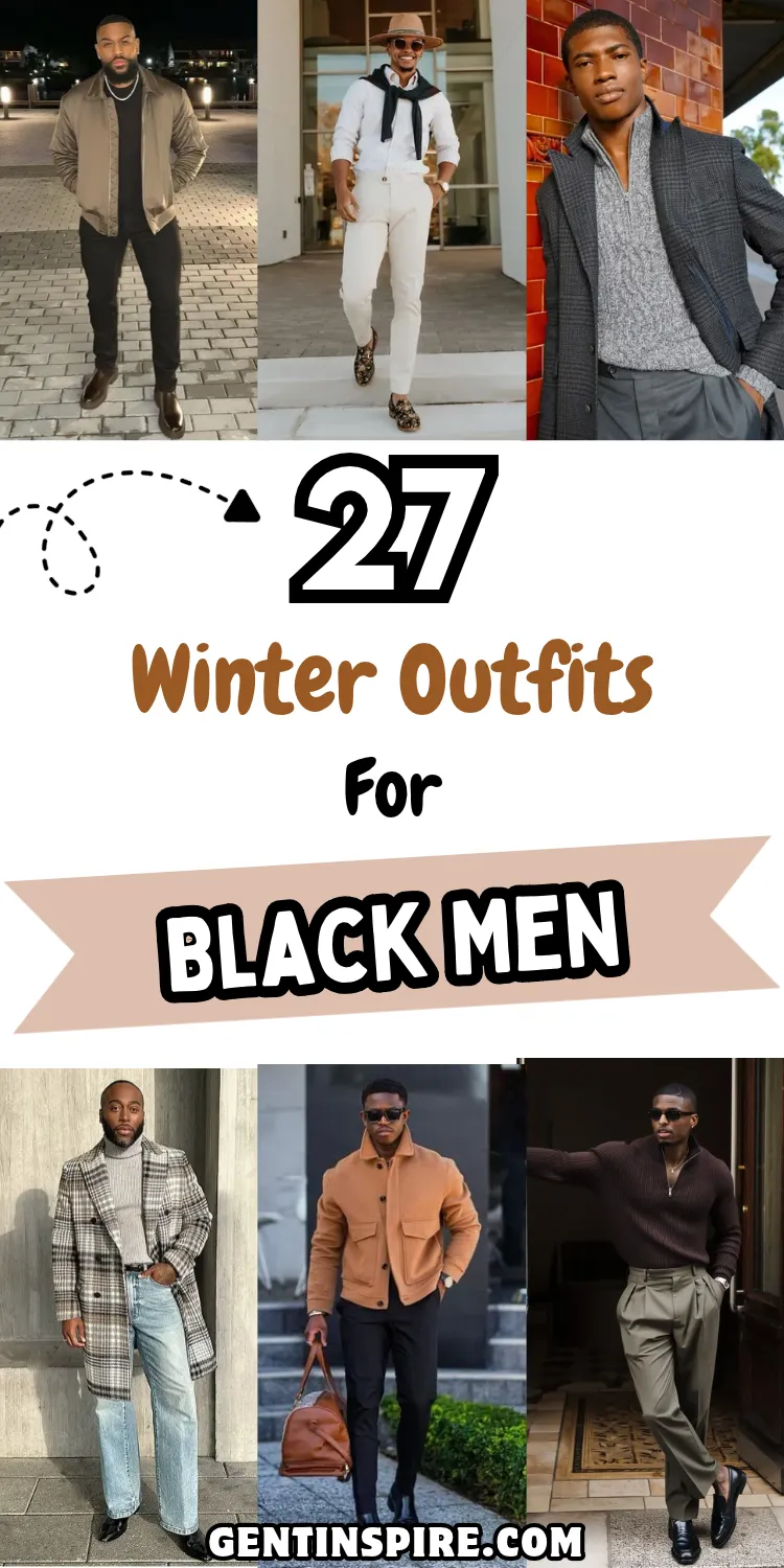 Winter Outfits for Black Men: 27 Cold Weather Looks From Overcoats to Puffers 1 Winter Outfits for Black Men