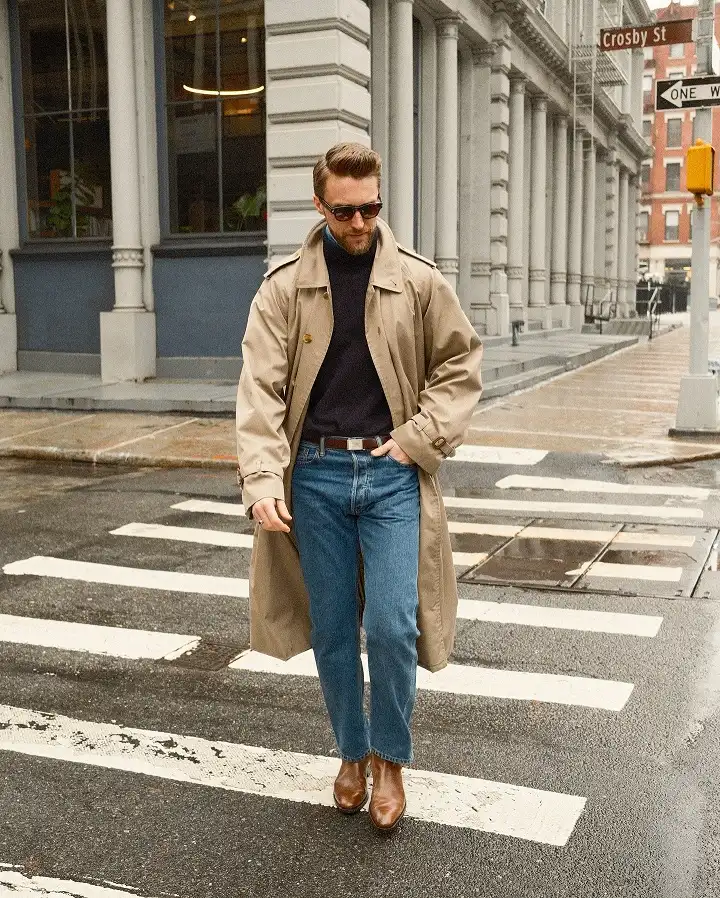 Men Winter Trench Coat: 20 Looks You Can Copy Right Now 2 benbrewster 1739716861