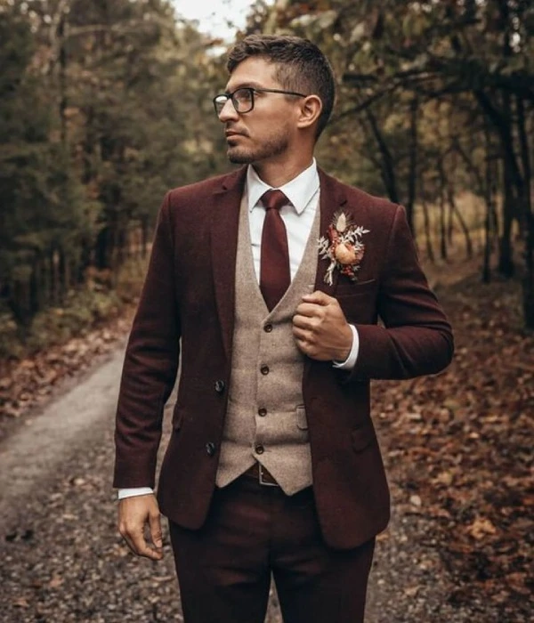 26 Men Winter Wedding Outfit Ideas for Grooms, Groomsmen and Guests 24 buccocouture 1670691756