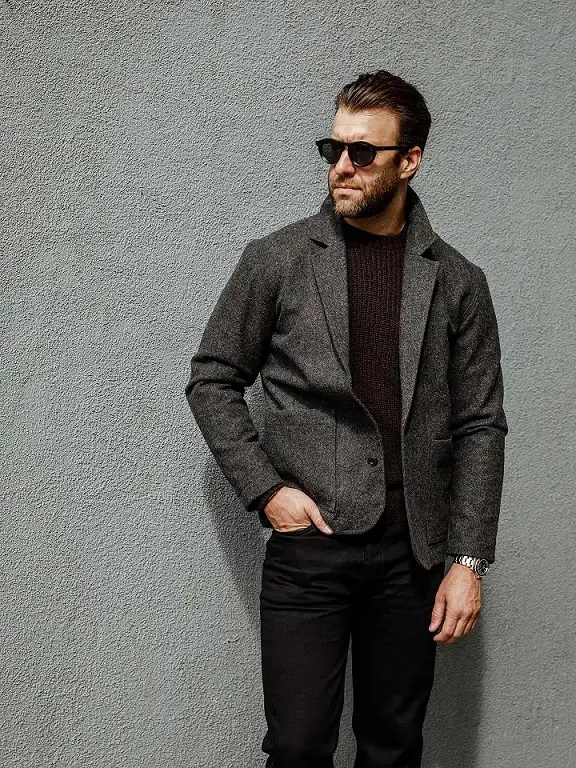22 Men Winter Blazer Outfits With Tweed, Corduroy, Suede and Turtlenecks 9 butterscotchlbc 1759357851