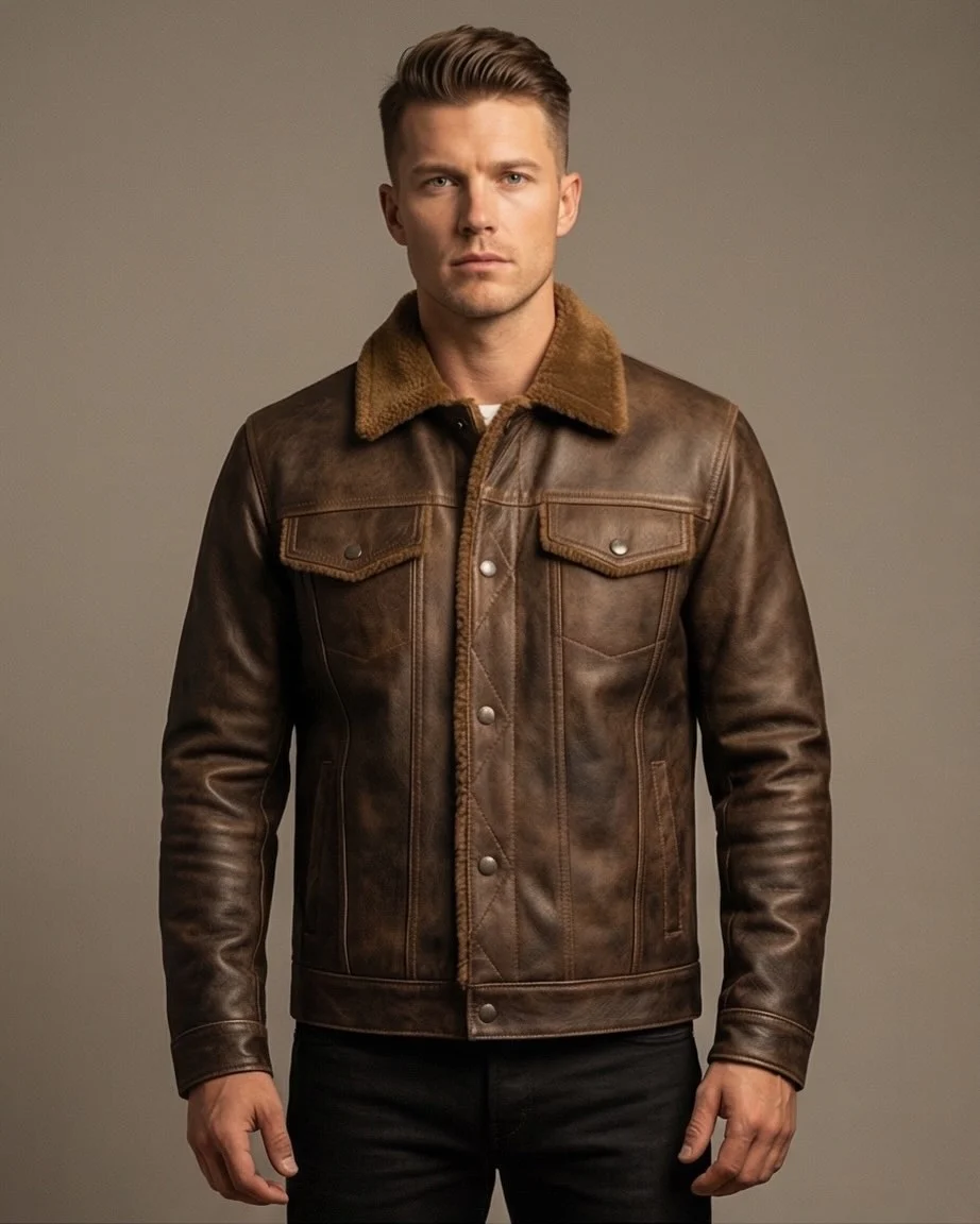 19 Men Winter Leather Jacket Ideas to Wear When the Temperature Drops 11 chaquetas diego riveros 1775659388