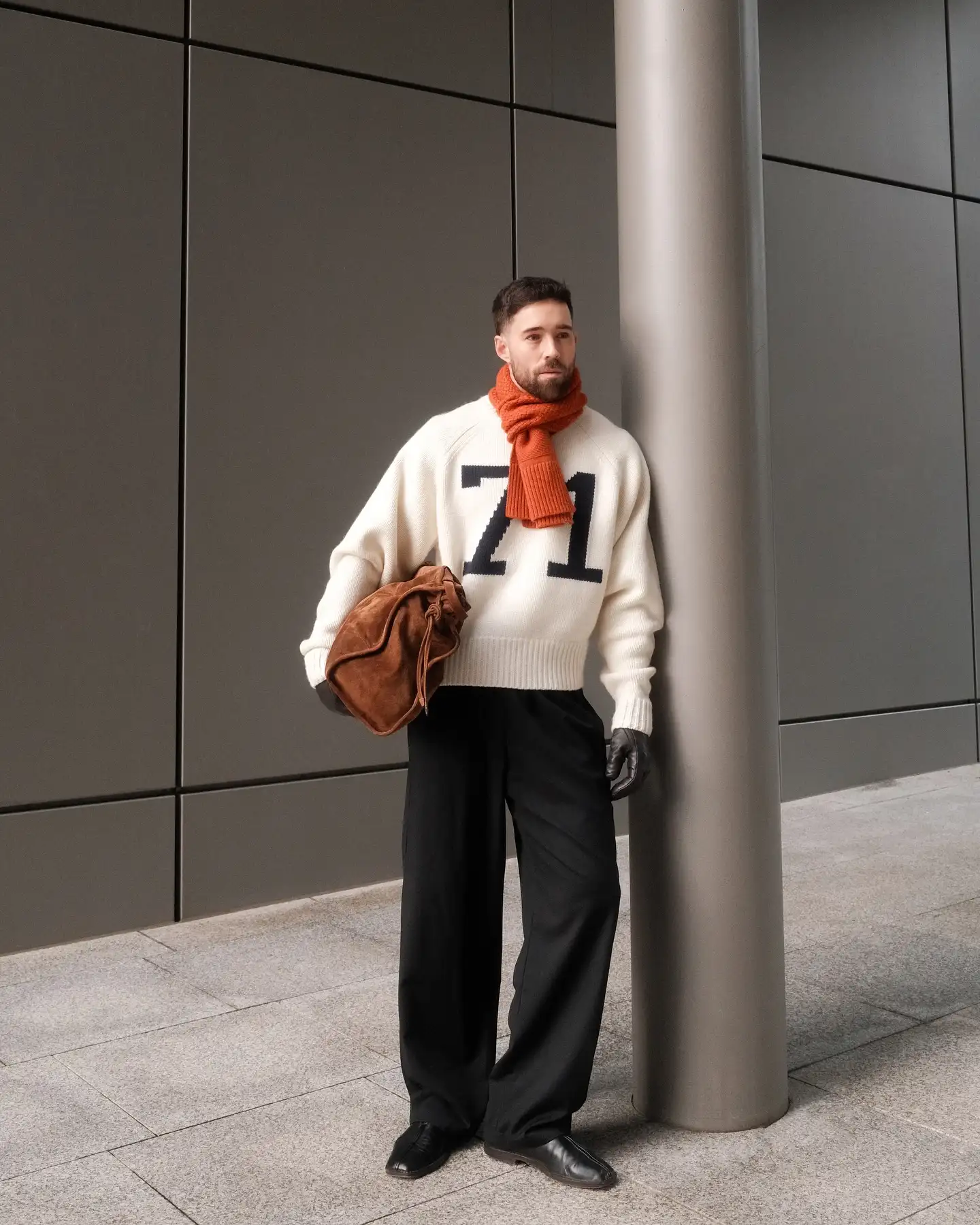 Men Winter Trousers: 23 Outfits, From Tweed and Corduroy to Wide Leg Black 8 danielsimmons.co 1734356260