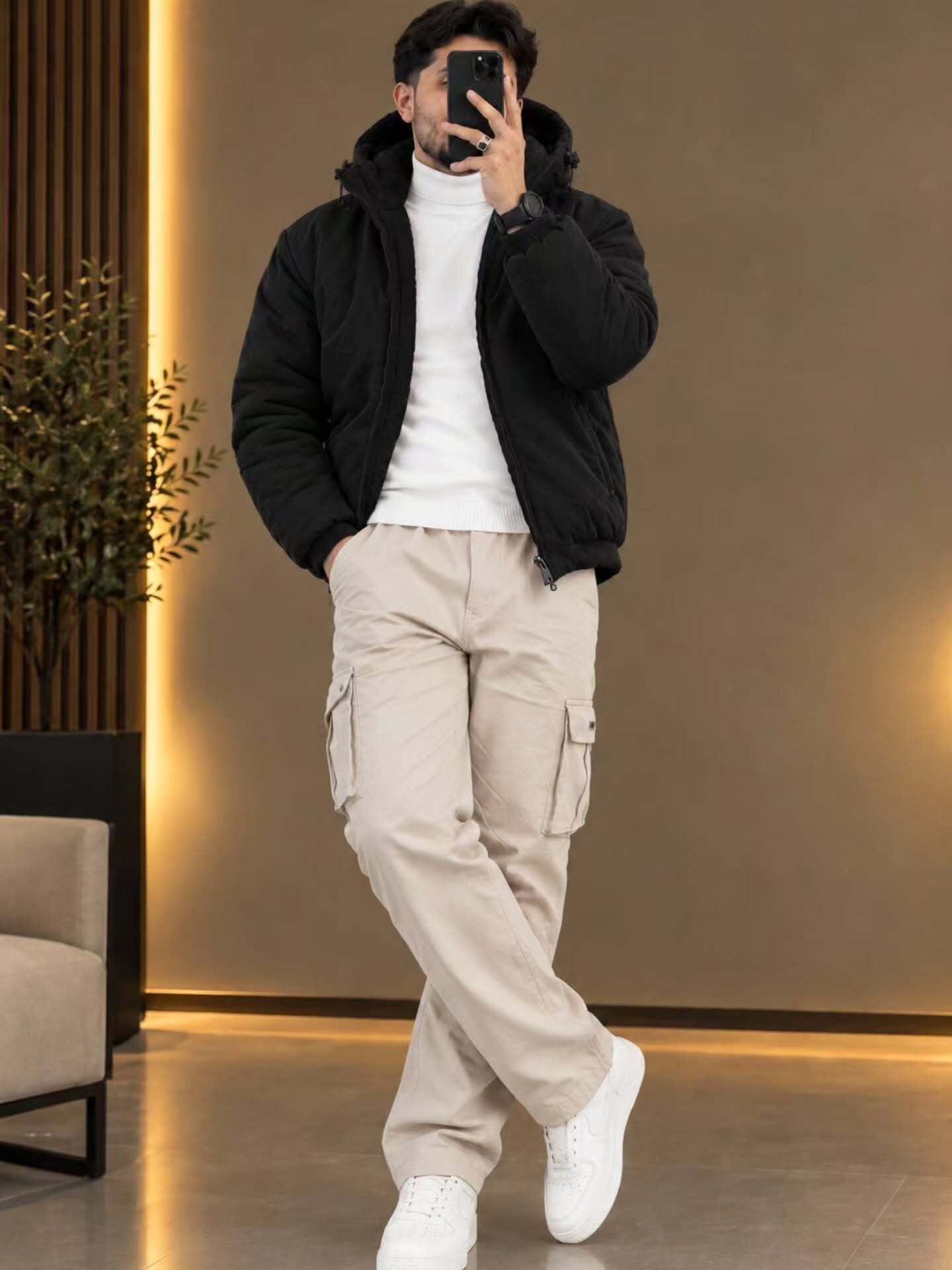 17 Men Winter Pants Outfits With Cords, Wool, Denim and Cargos 17 haii genz 1790202710