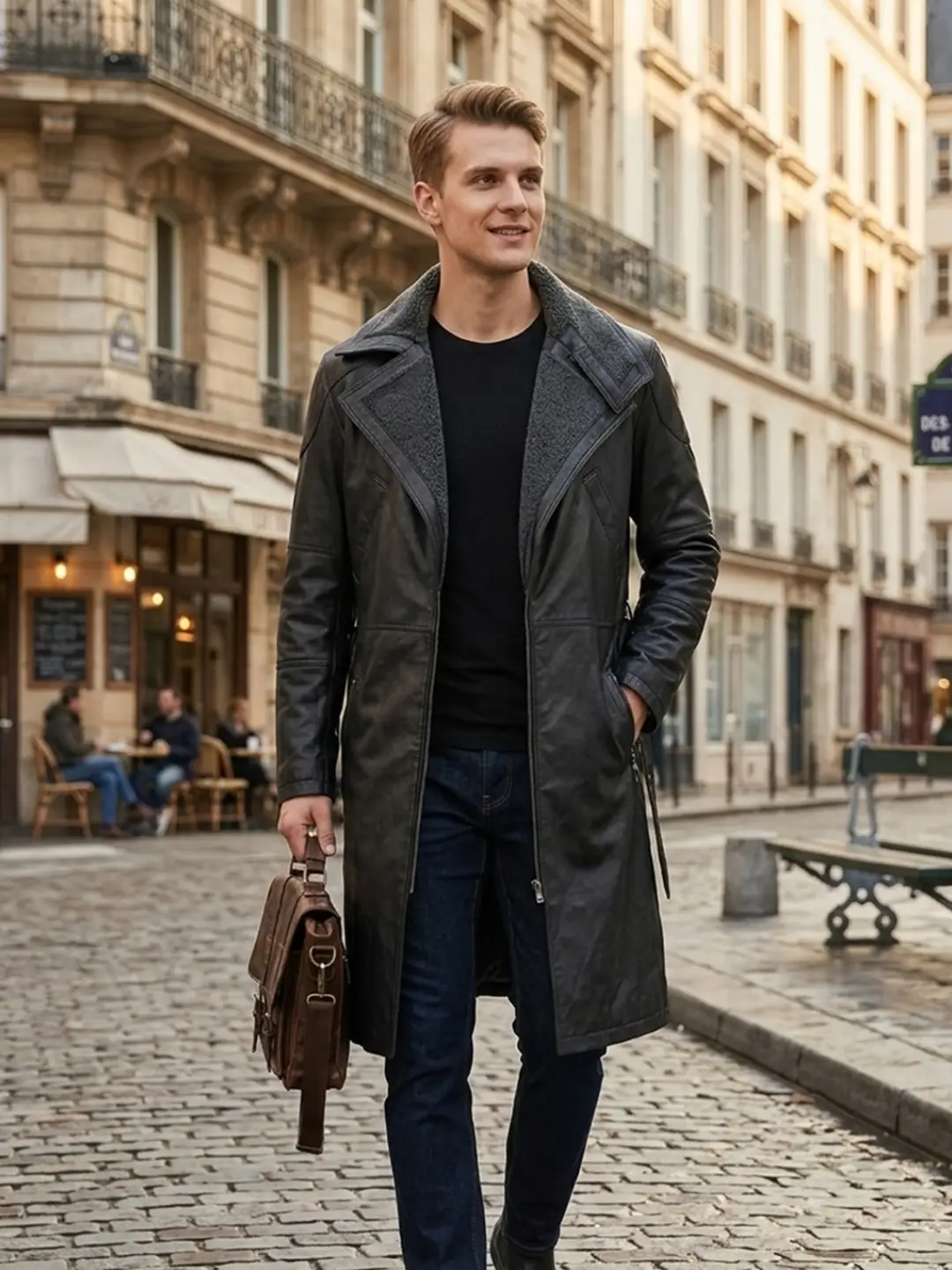 19 Men Winter Leather Jacket Ideas to Wear When the Temperature Drops 8 homeofleather1 1783012126