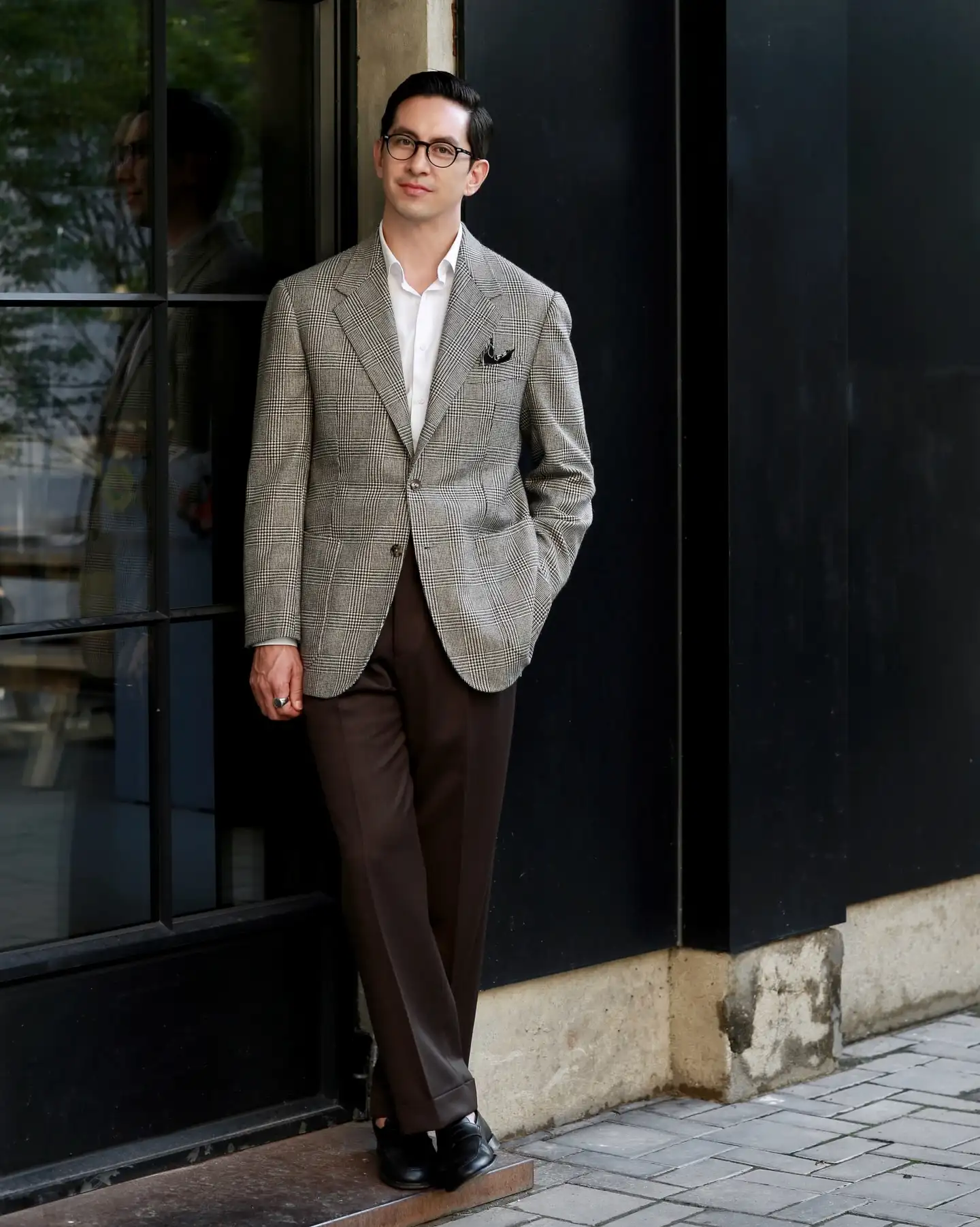 22 Men Winter Blazer Outfits With Tweed, Corduroy, Suede and Turtlenecks 20 justin kwan 1760440757