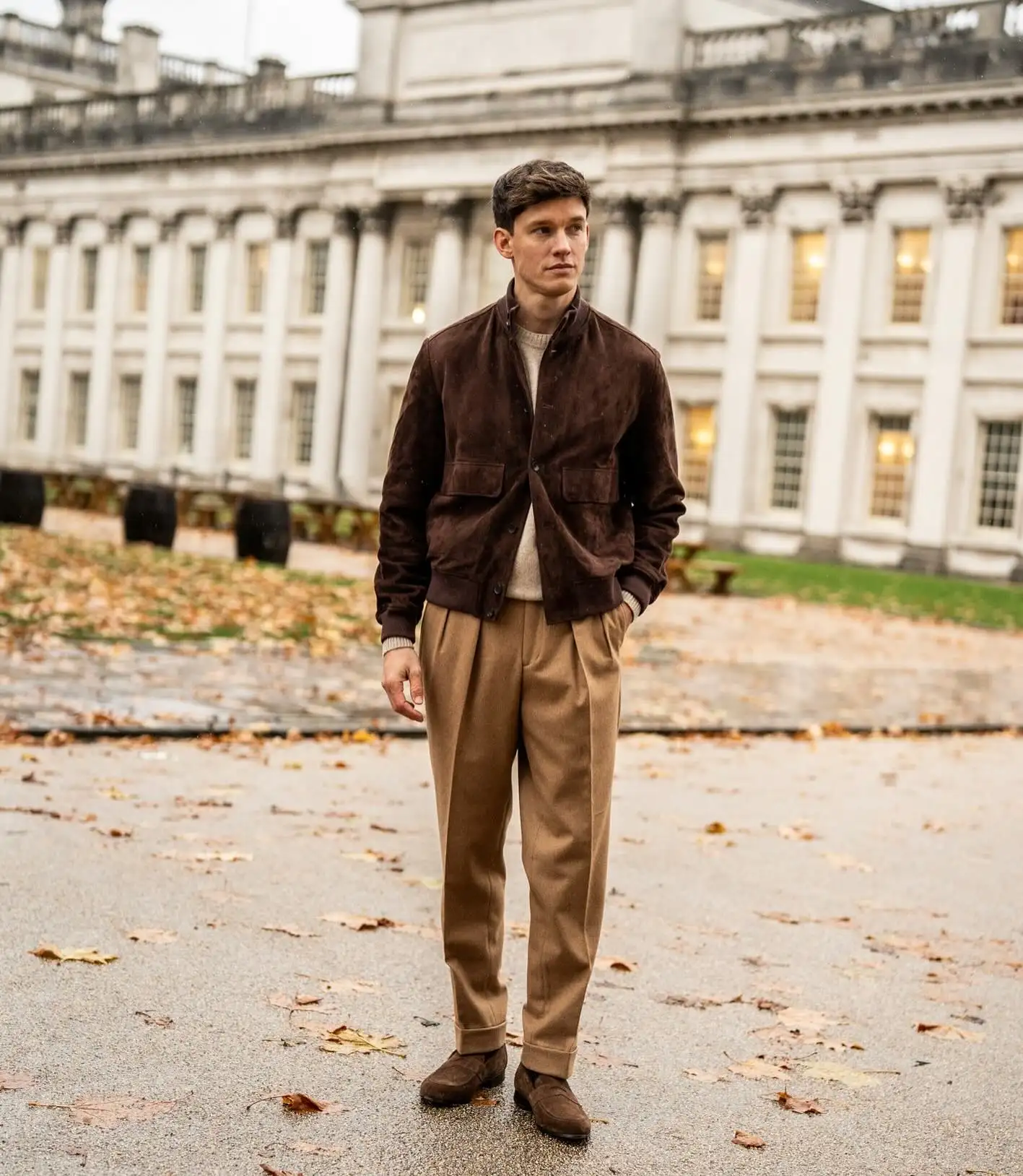Men Winter Trousers: 23 Outfits, From Tweed and Corduroy to Wide Leg Black 10 kitblake trousers 1736074464