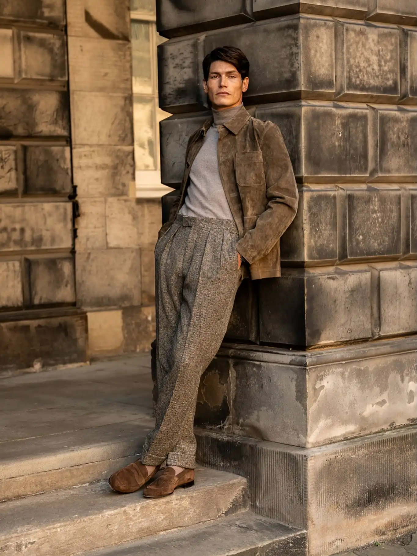 Men Winter Trousers: 23 Outfits, From Tweed and Corduroy to Wide Leg Black 4 kitblake trousers 1760027139