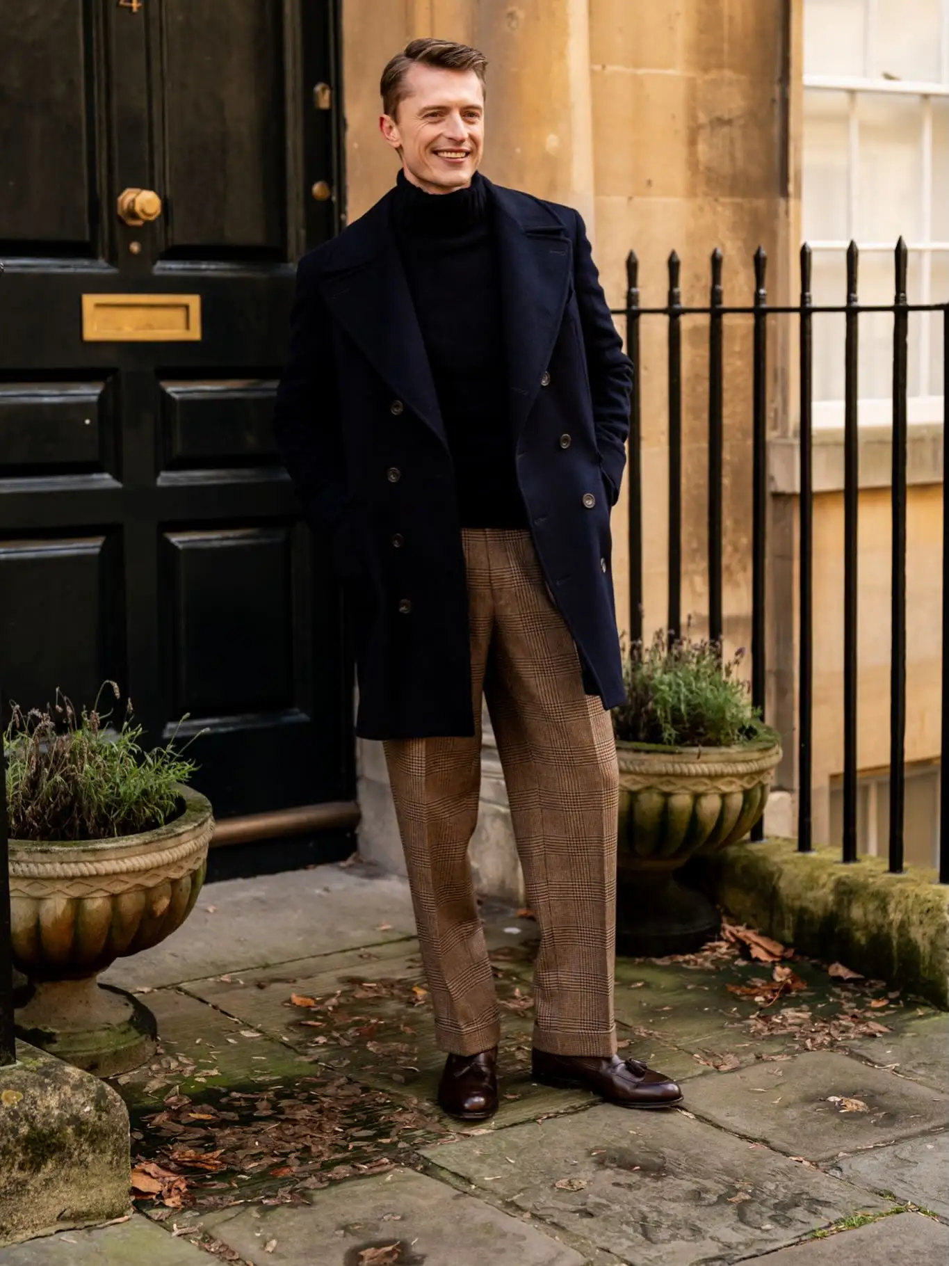 Men Winter Trousers: 23 Outfits, From Tweed and Corduroy to Wide Leg Black 15 kitblake trousers 1768500831