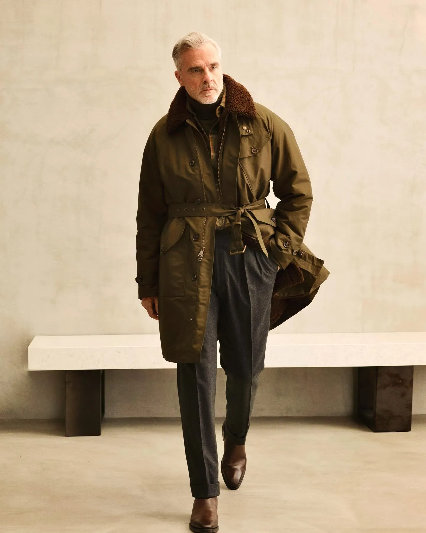 Men Winter Trench Coat: 20 Looks You Can Copy Right Now 19 mr david style 1703024118